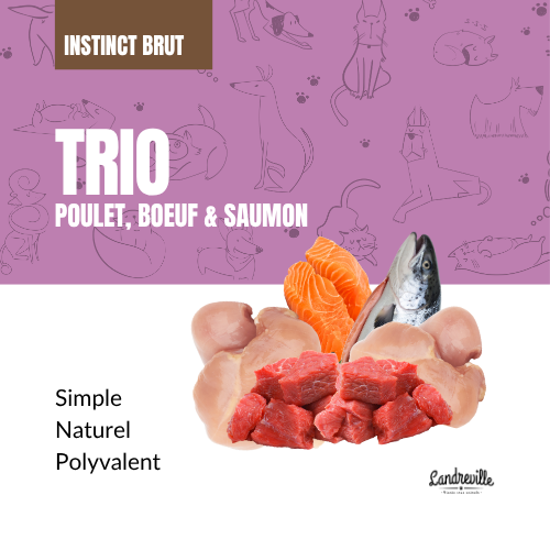 Trio - Poulet, Bœuf et Poisson