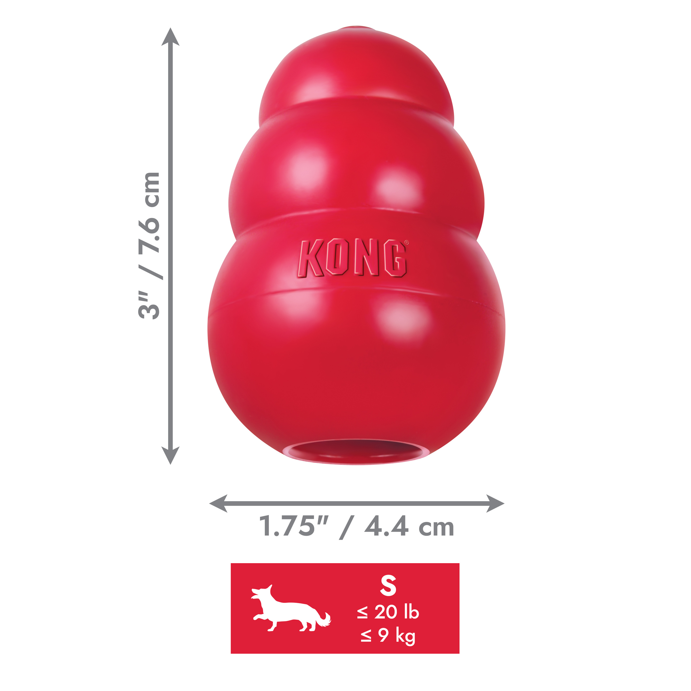 KONG Classique – Petit  – Image 2
