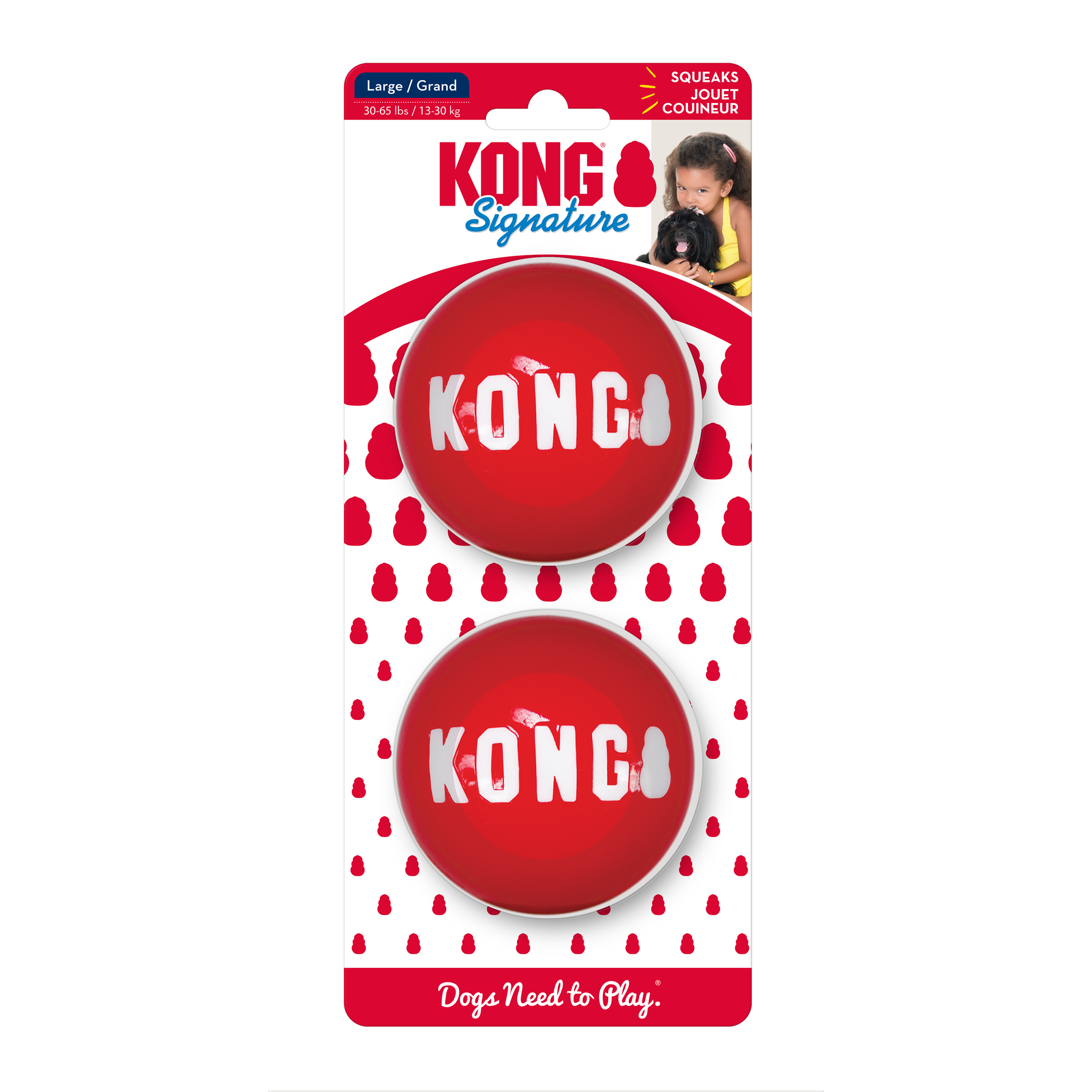 KONG - Boules Signature Grand (2-pqt)