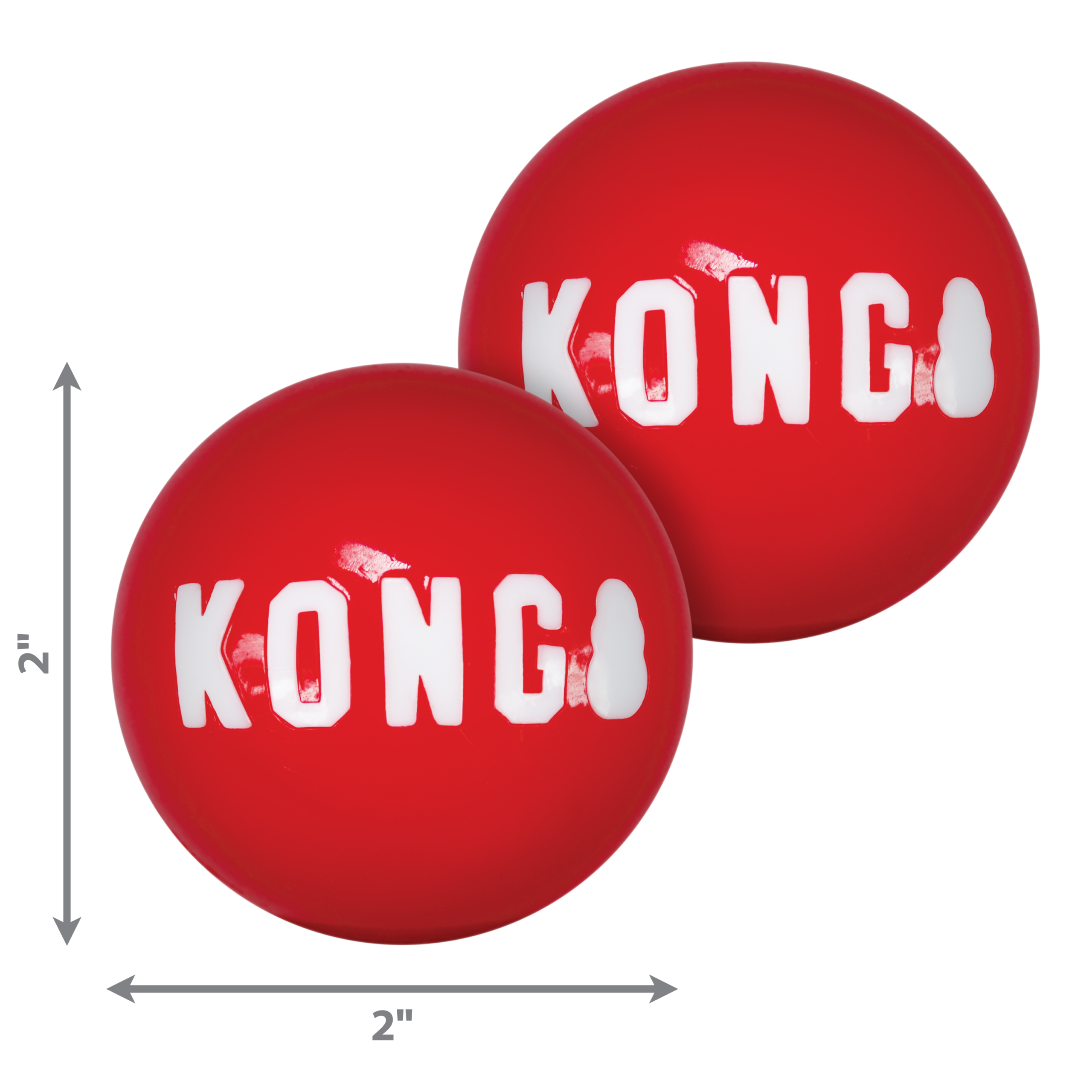 KONG - Boules Signature Petit (2-pqt) – Image 2